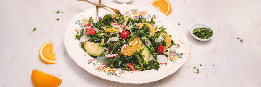 Téli kel-citrus saláta