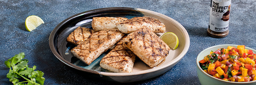 Grillezett mahi-mahi mangós salsával
