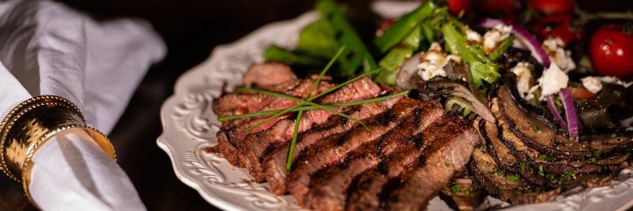 Grillezett hátszínsteak-saláta