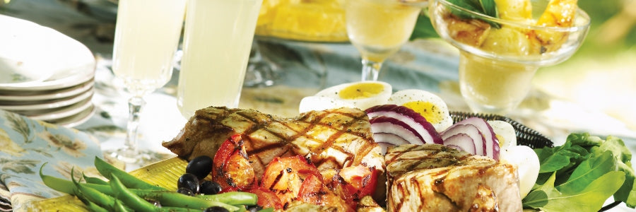 Grillezett tonhalas niçoise saláta