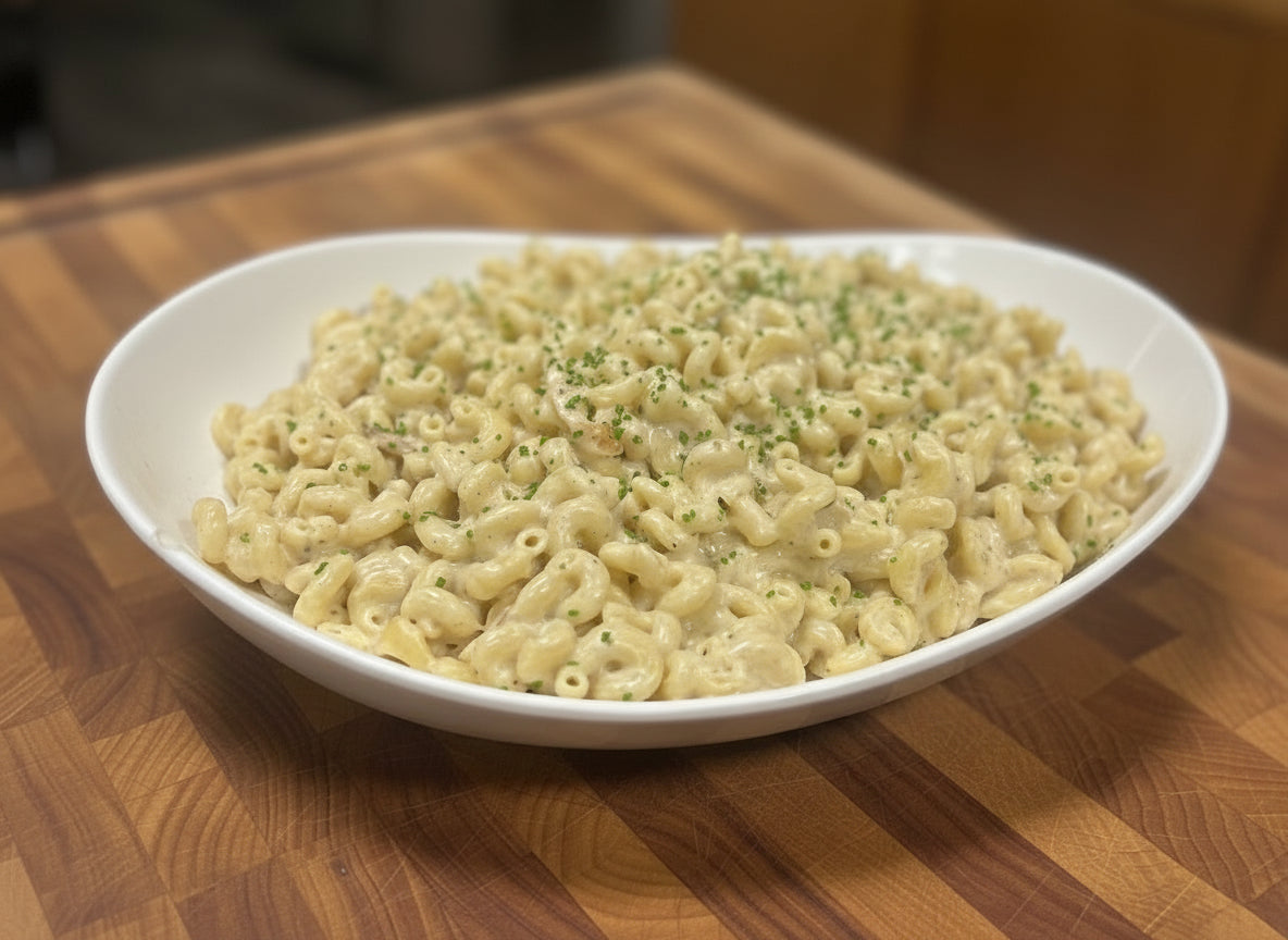 Füstölt rántott sajtos makaróni (mac and cheese)