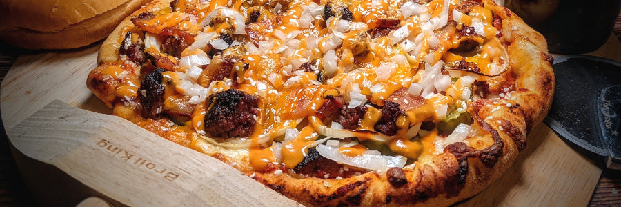 Cheeseburgeres pizza