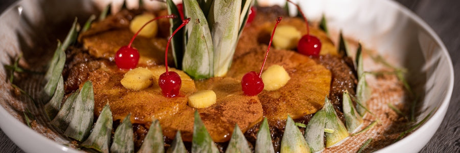 Grillezett fordított ananászos torta