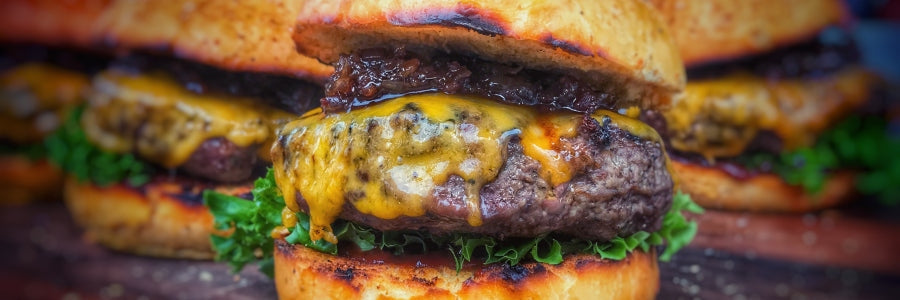 Burger baconlekvárral