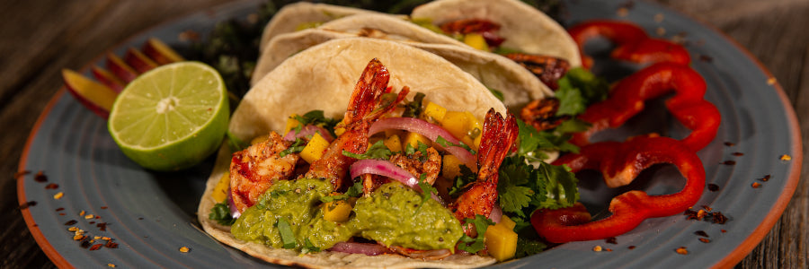 Garnélás taco
