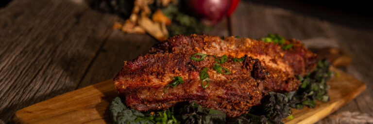 Füstös marhaborda chilis-gombás fűszerkeverékkel