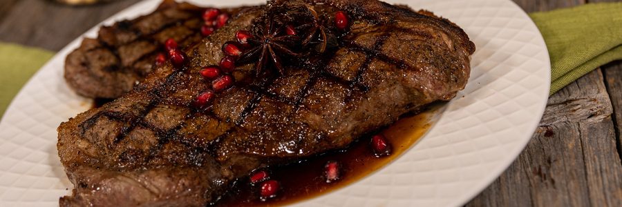 Ázsiai stílusú ragacsos, stout sörös steak