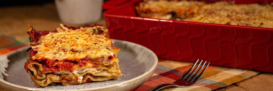 Füstölt zöldséges lasagne