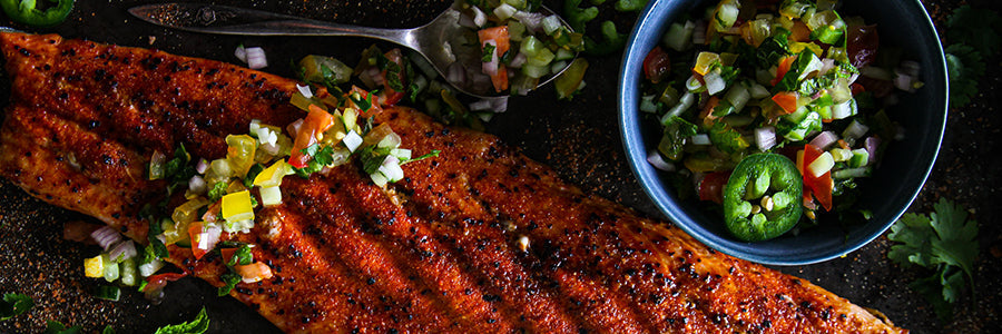 Chipotle-s grillezett pisztráng