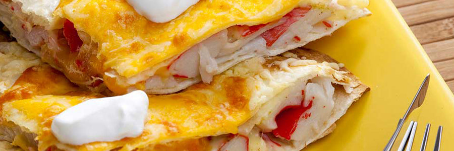 Tenger gyümölcsei quesadilla