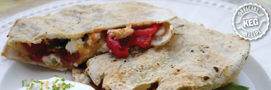 Füstölt csirkés quesadilla