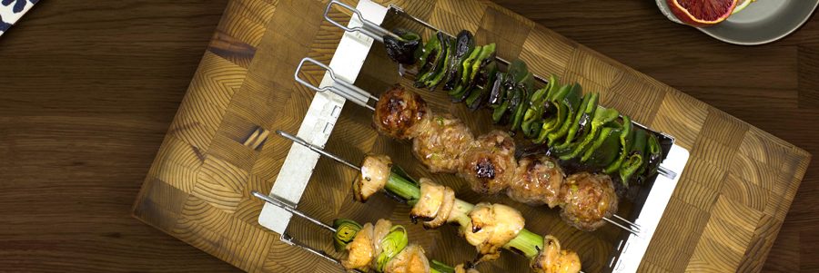 Grillezett yakitori