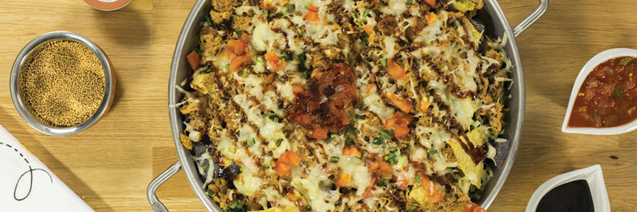 Pulled pork nachos