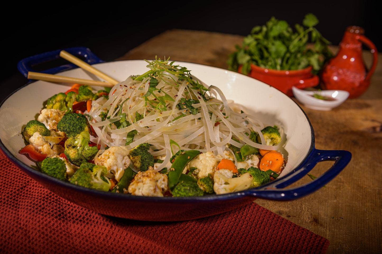 Cast Grilling Wok