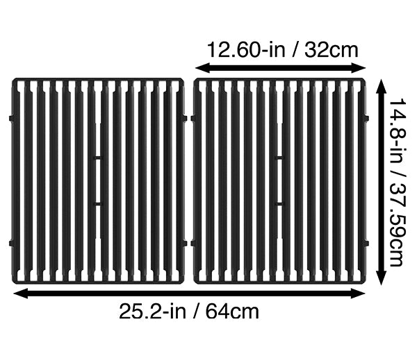 14.2″ X 12.25″ Cast Iron Cooking Grids