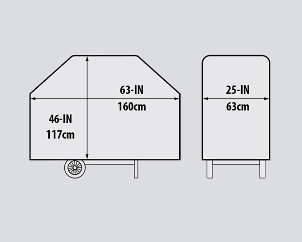 63" Premium Pvc Polyester Cover